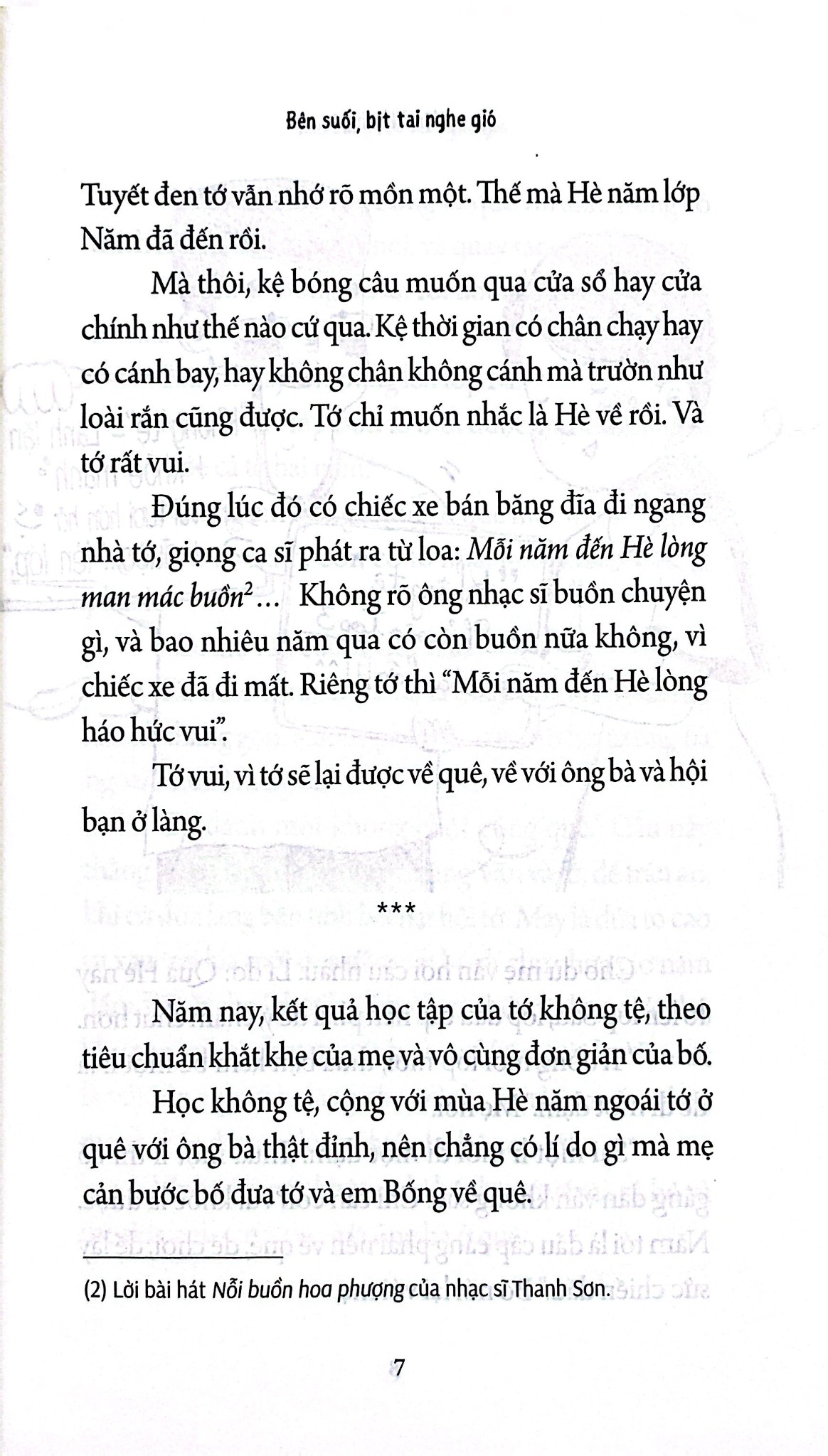 Bên Suối, Bịt Tai Nghe Gió - Văn Thành Lê