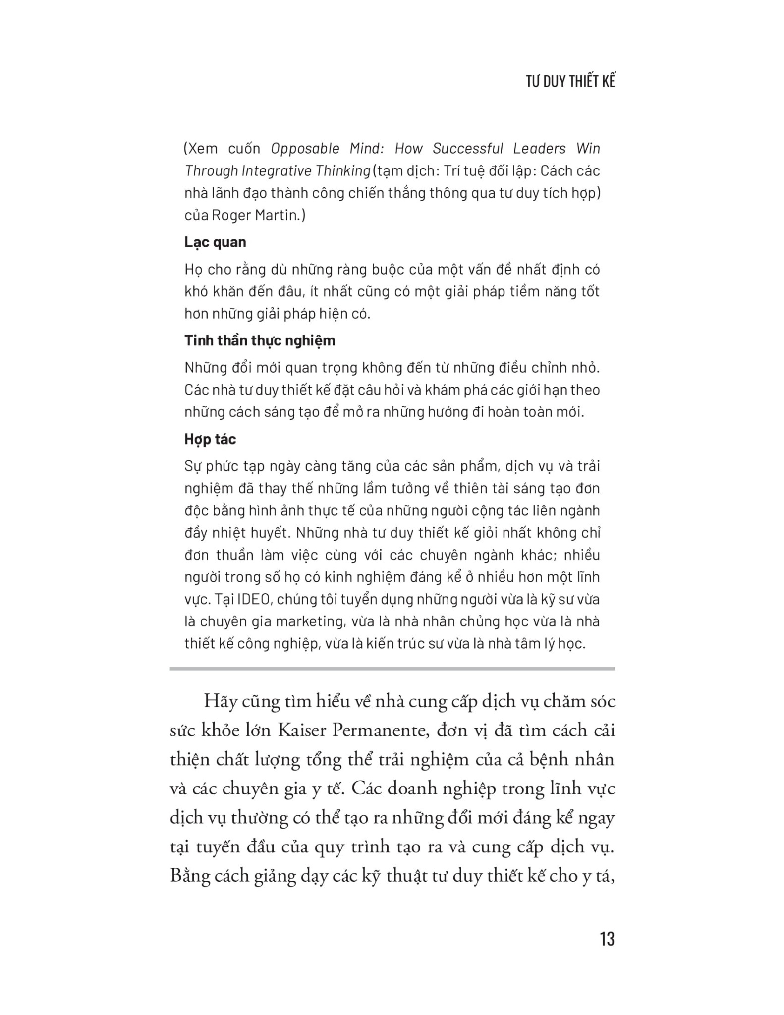 Tư Duy Thiết Kế Trong Kinh Doanh - Cẩm Nang Thực Hành Để Chuyển Đổi Doanh Nghiệp - 
Harvard Business Review