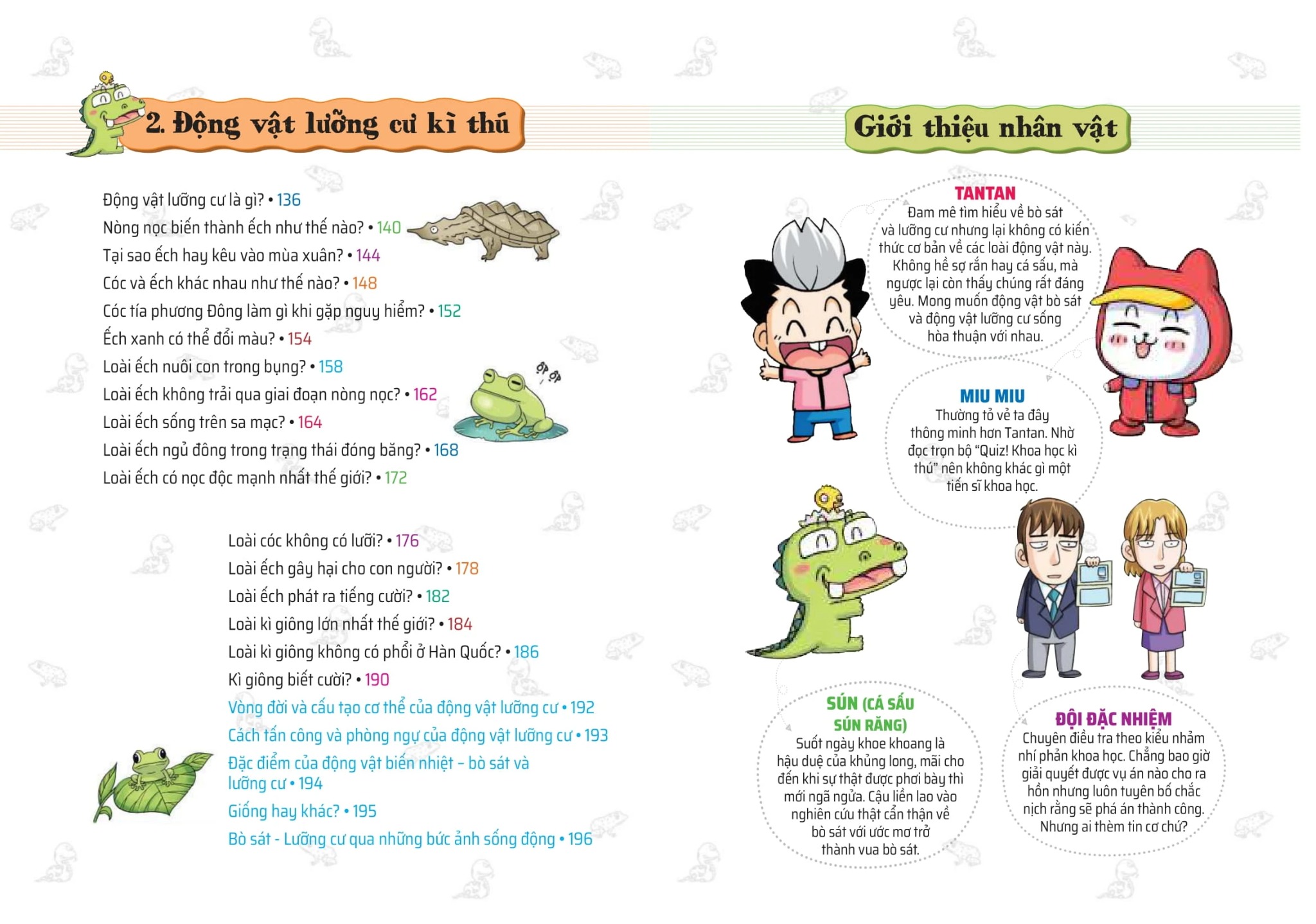 Quiz! Khoa Học Kì Thú - Bò Sát-Lưỡng Cư - An, Kwang-Hyeon