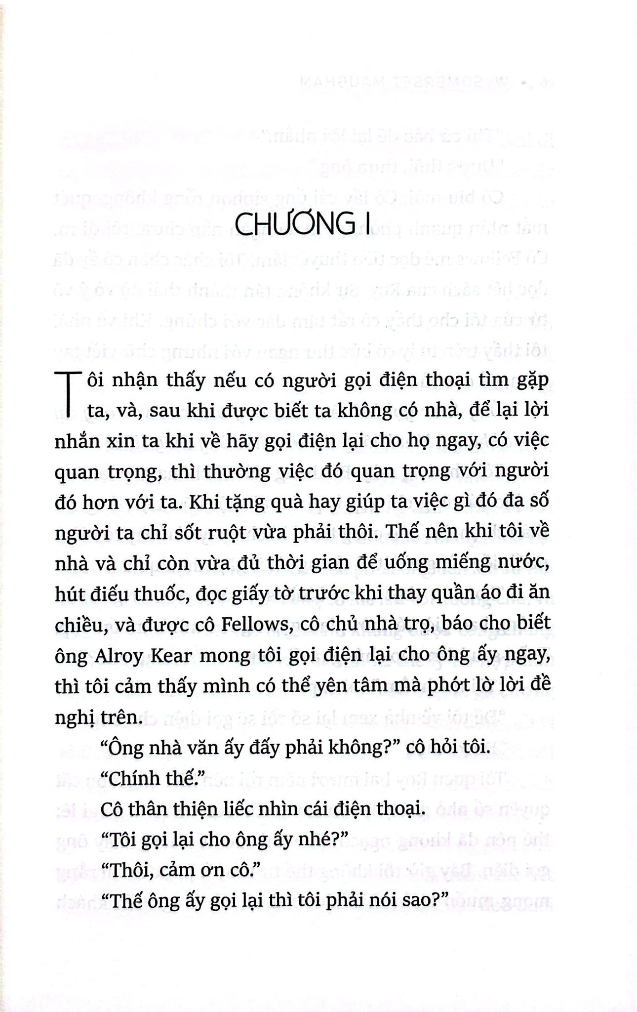 Bánh Ngọt Và Rượu Bia - 
W. Somerset Maugham