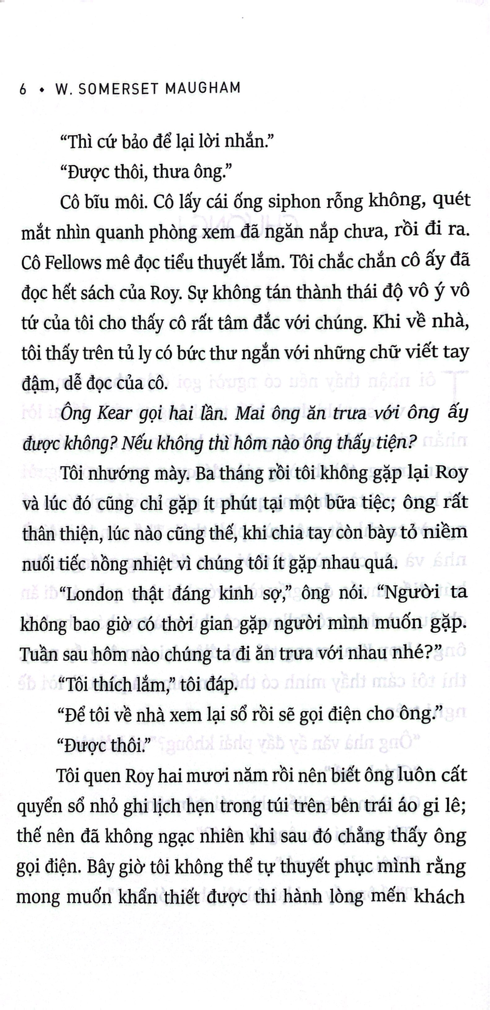 Bánh Ngọt Và Rượu Bia - 
W. Somerset Maugham