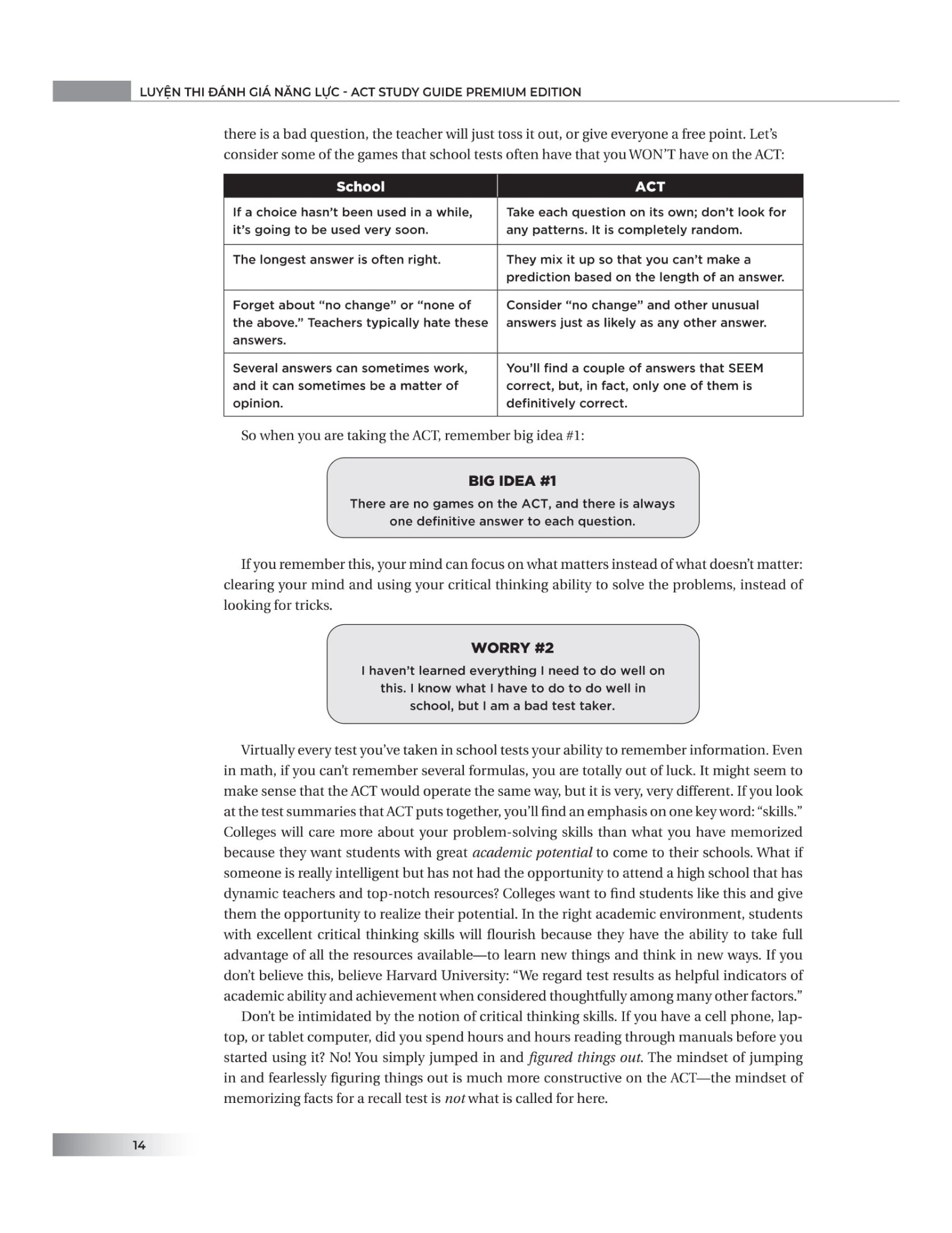 Luyện Thi Đánh Giá Năng Lực - Act Study Guide - Premium Edition - Brian W.Stewart, M.Ed.