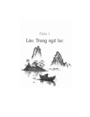 Triết Lý Cổ Nhân - Lời Dạy Của Lão Tử, Trang Tử, Khổng Tử, Mạnh Tử - Dương Thu Ái, Triệu Trí Hải