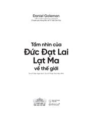 Tầm Nhìn Của Đức Đạt Lai Lạt Ma Về Thế Giới - Daniel Goleman