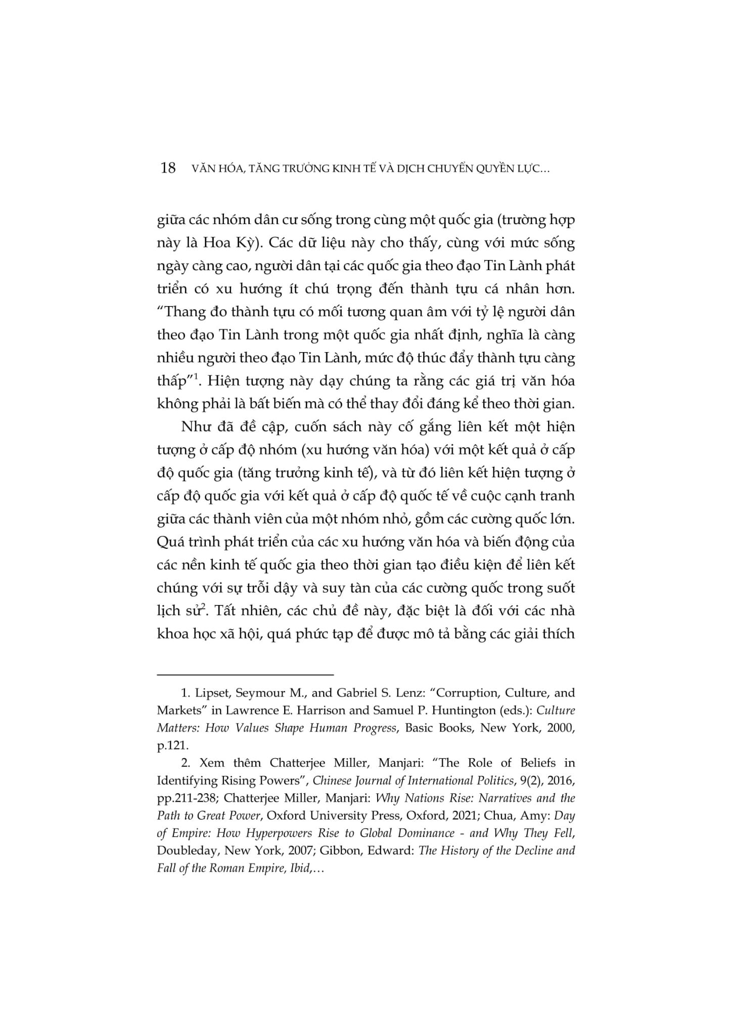 Văn Hóa, Tăng Trưởng Kinh Tế Và Dịch Chuyển Quyền Lực Giữa Các Quốc Gia - Sự Cạnh Tranh Giữa Hoa Kỳ Và Trung Quốc - Steve Chan