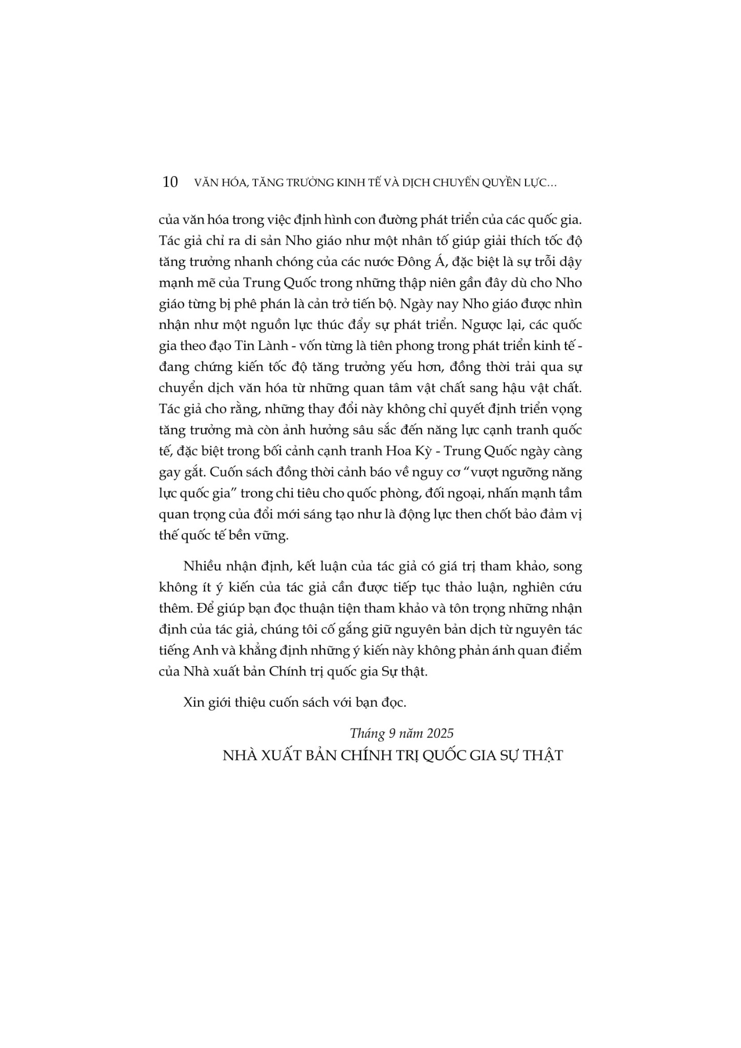 Văn Hóa, Tăng Trưởng Kinh Tế Và Dịch Chuyển Quyền Lực Giữa Các Quốc Gia - Sự Cạnh Tranh Giữa Hoa Kỳ Và Trung Quốc - Steve Chan