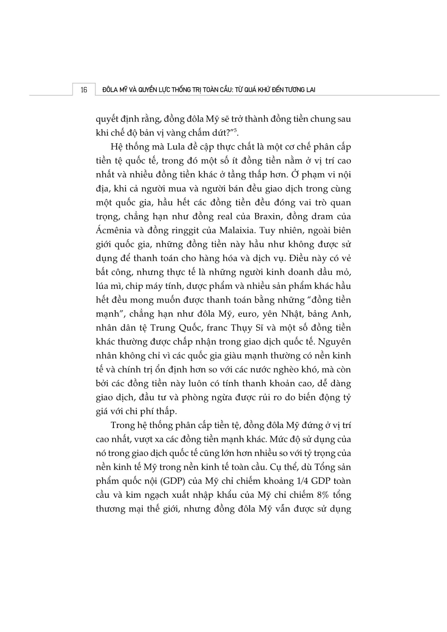 ĐôLa Mỹ Và Quyền Lực Thống Trị Toàn Cầu - Từ Quá Khứ Đến Tương Lai - Paul Blustein