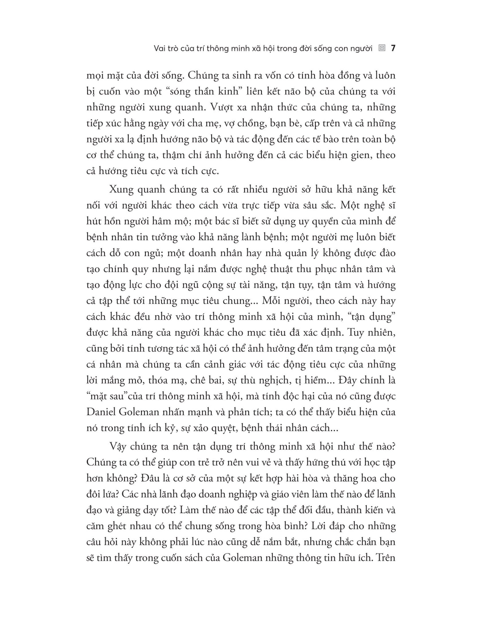 Trí Tuệ Xã Hội - Vũ Điệu Thần Kinh Kết Nối Mọi Bộ Não - Daniel Goleman