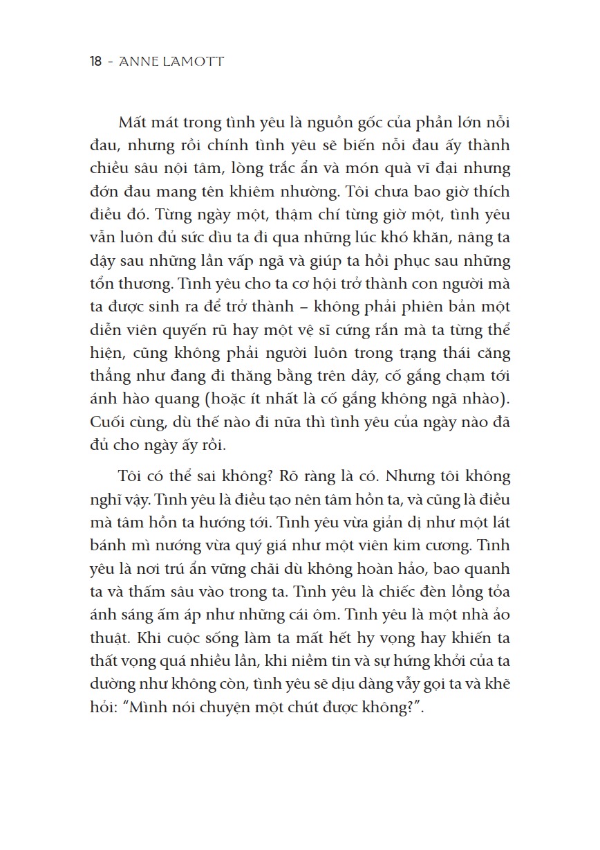 Tản Mạn Về Tình Yêu - Anne Lamott