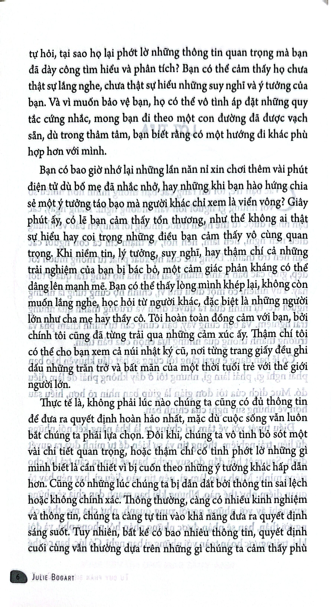 Đừng Để Bị Dắt Mũi - Tư Duy Phản Biện Cho Gen Z - 
Julie Bogart