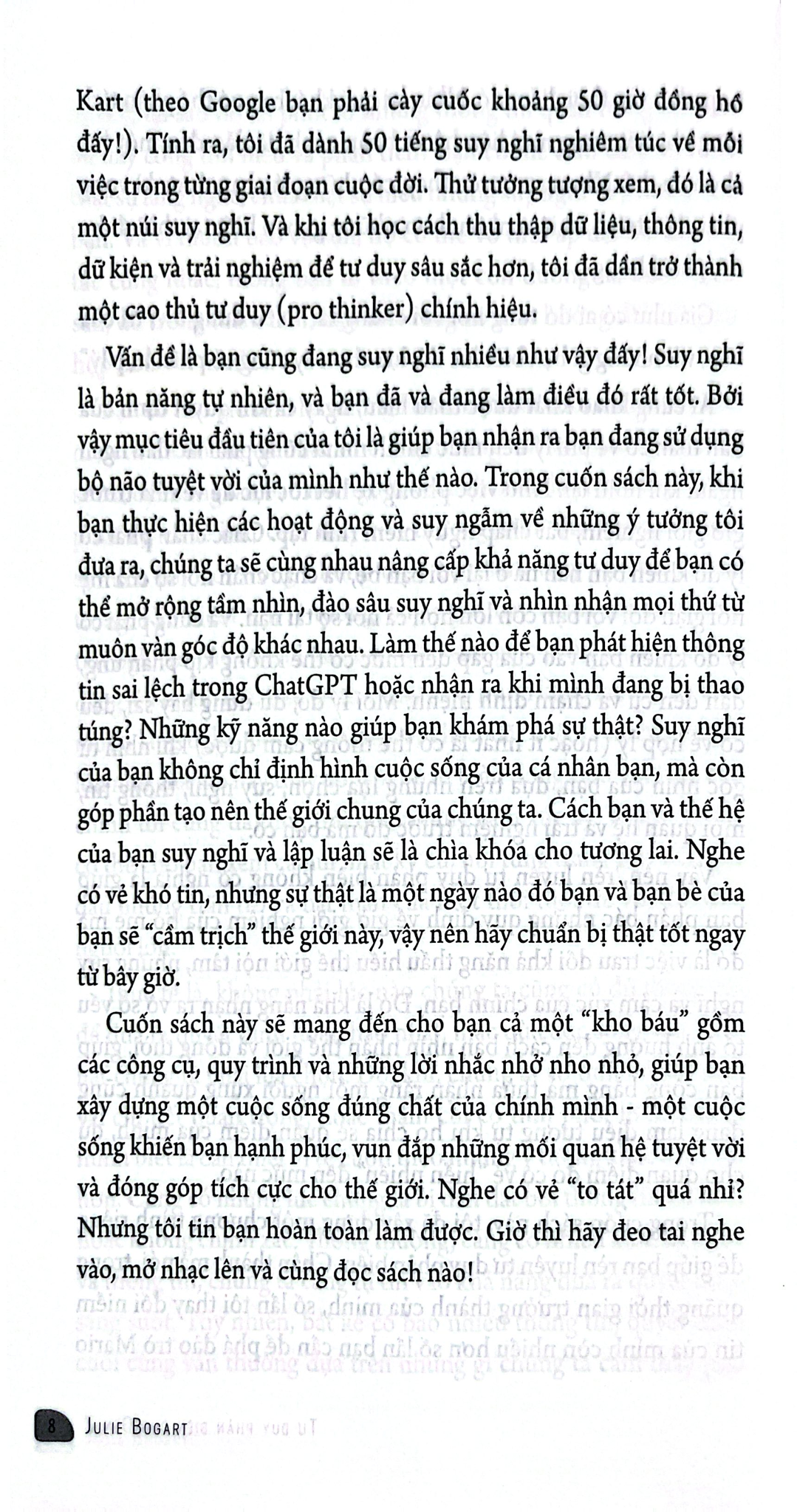 Đừng Để Bị Dắt Mũi - Tư Duy Phản Biện Cho Gen Z - 
Julie Bogart