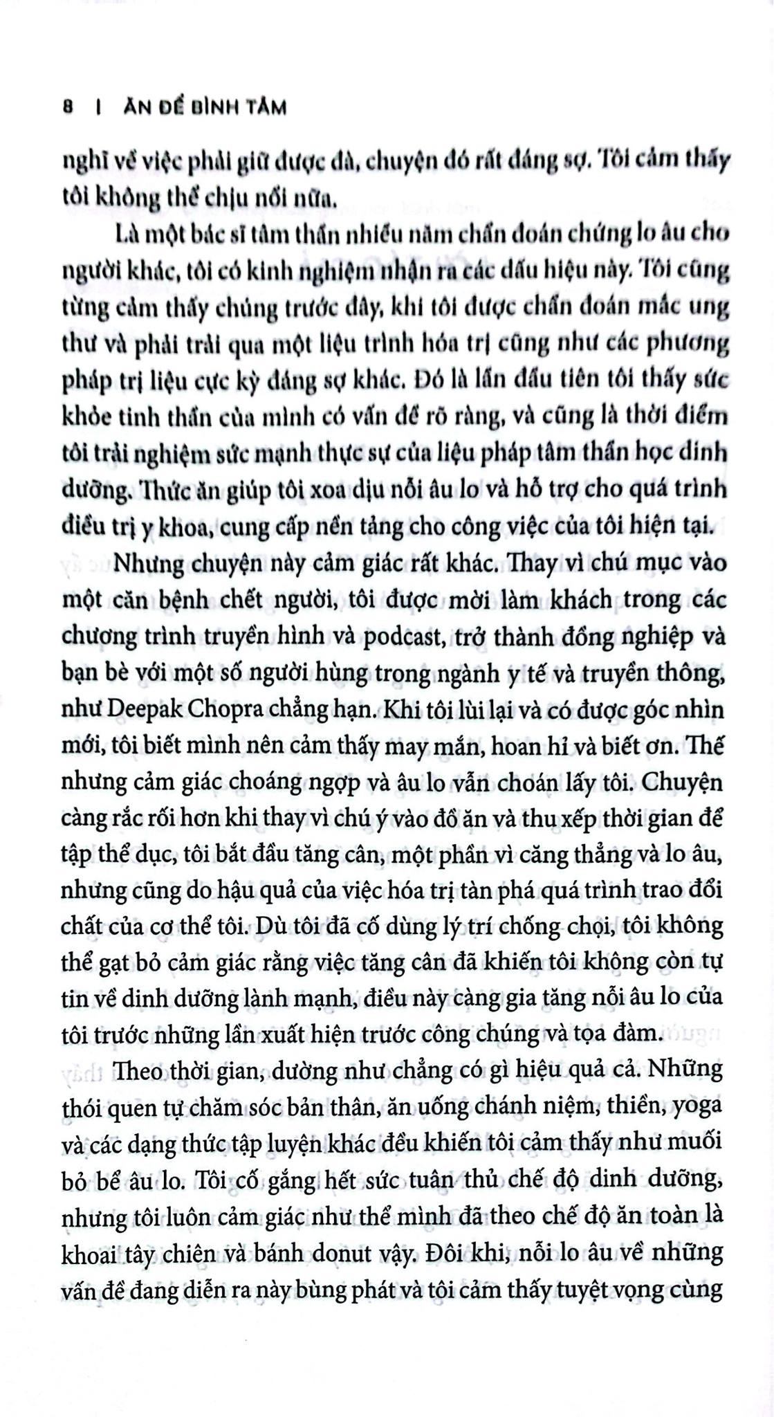 Ăn Để Bình Tâm - Calm Your Mind With Food - Hướng Dẫn Dinh Dưỡng Đột Phá Giảm Lo Âu Hiệu Quả - Uma Naidoo