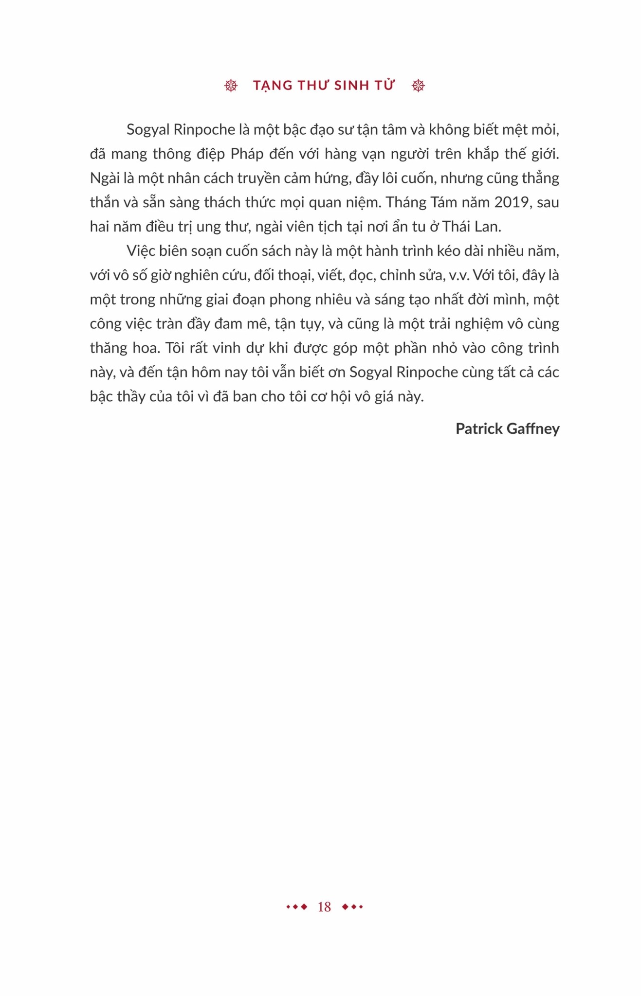 Tạng Thư Sinh Tử (Bìa Cứng) - 
Sogyal Rinpoche