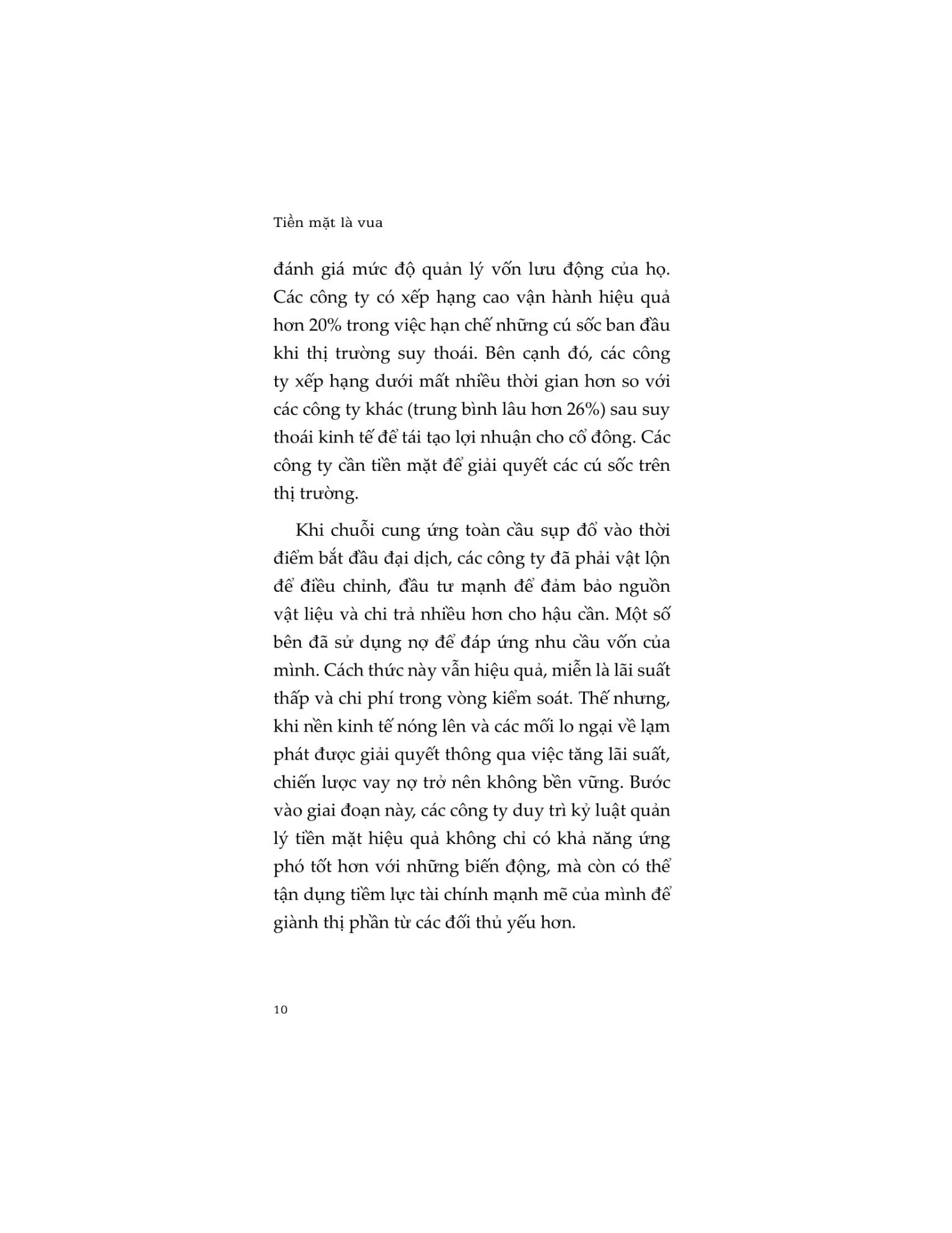 Tiền Mặt Là Vua - 
Peter W. Kingma