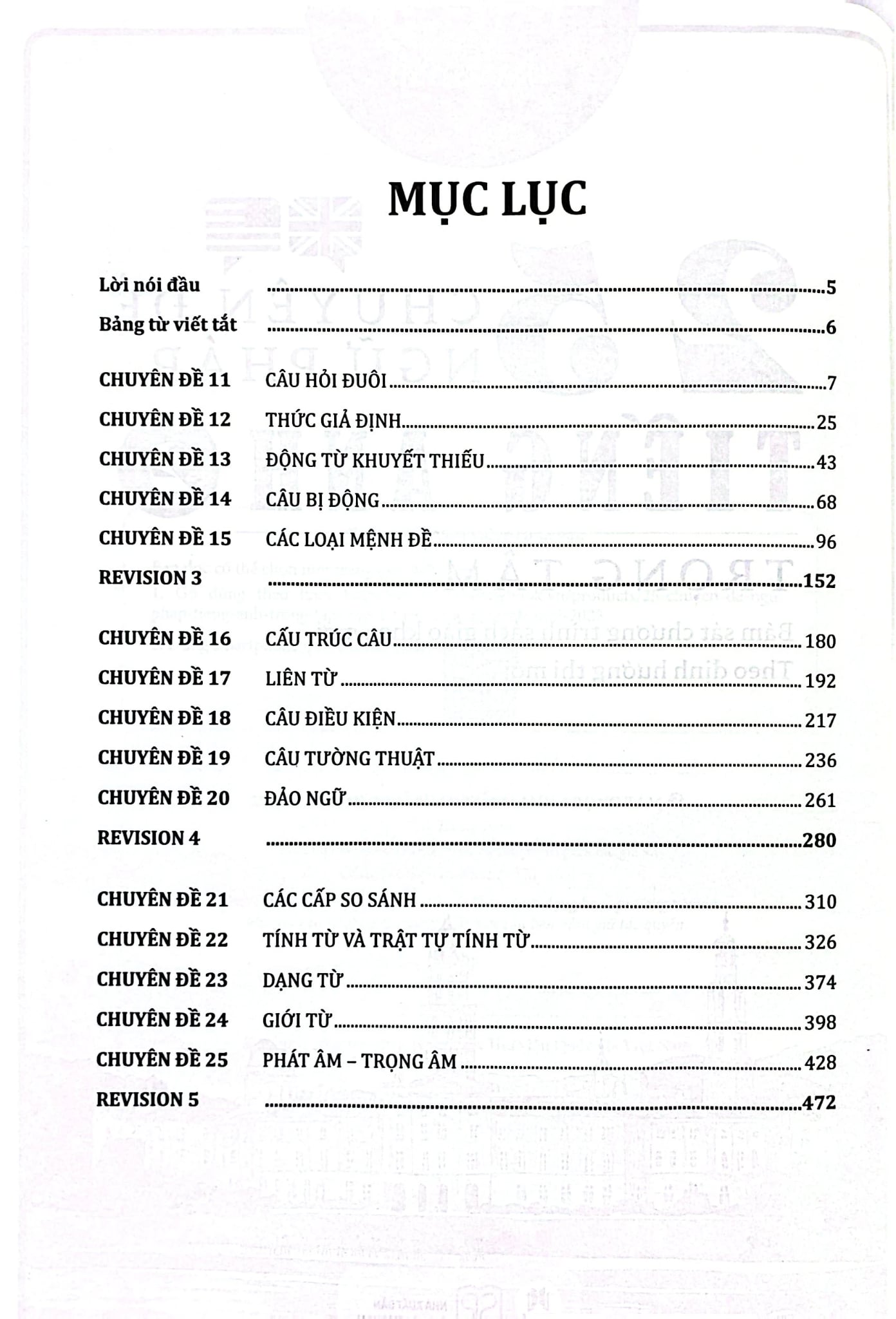 25 Chuyên Đề Ngữ Pháp Tiếng Anh Trọng Tâm - Tập 2 - Trang Anh