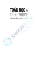 Toán Học Của Thịnh Vượng - Phép Tính Đơn Giản Để Đạt Được An Toàn Tài Chính - 
Scott Galloway