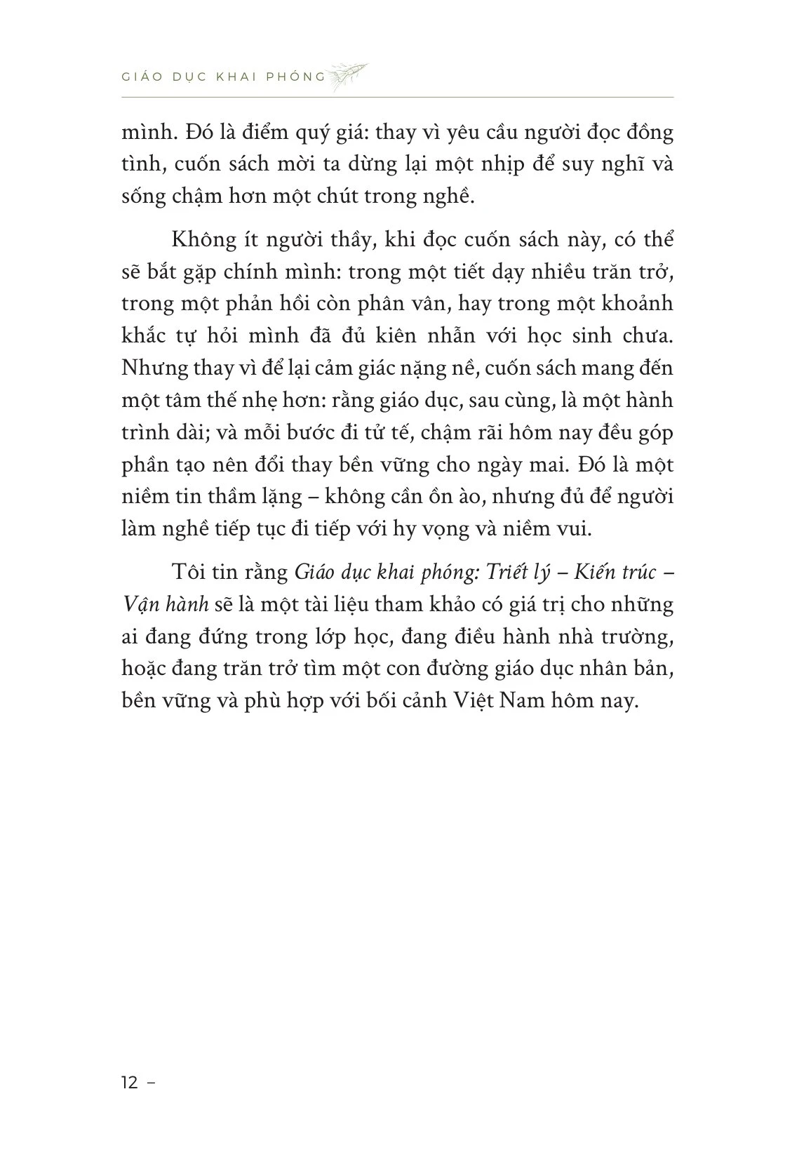 Giáo Dục Khai Phóng - Lê Đình Hiền