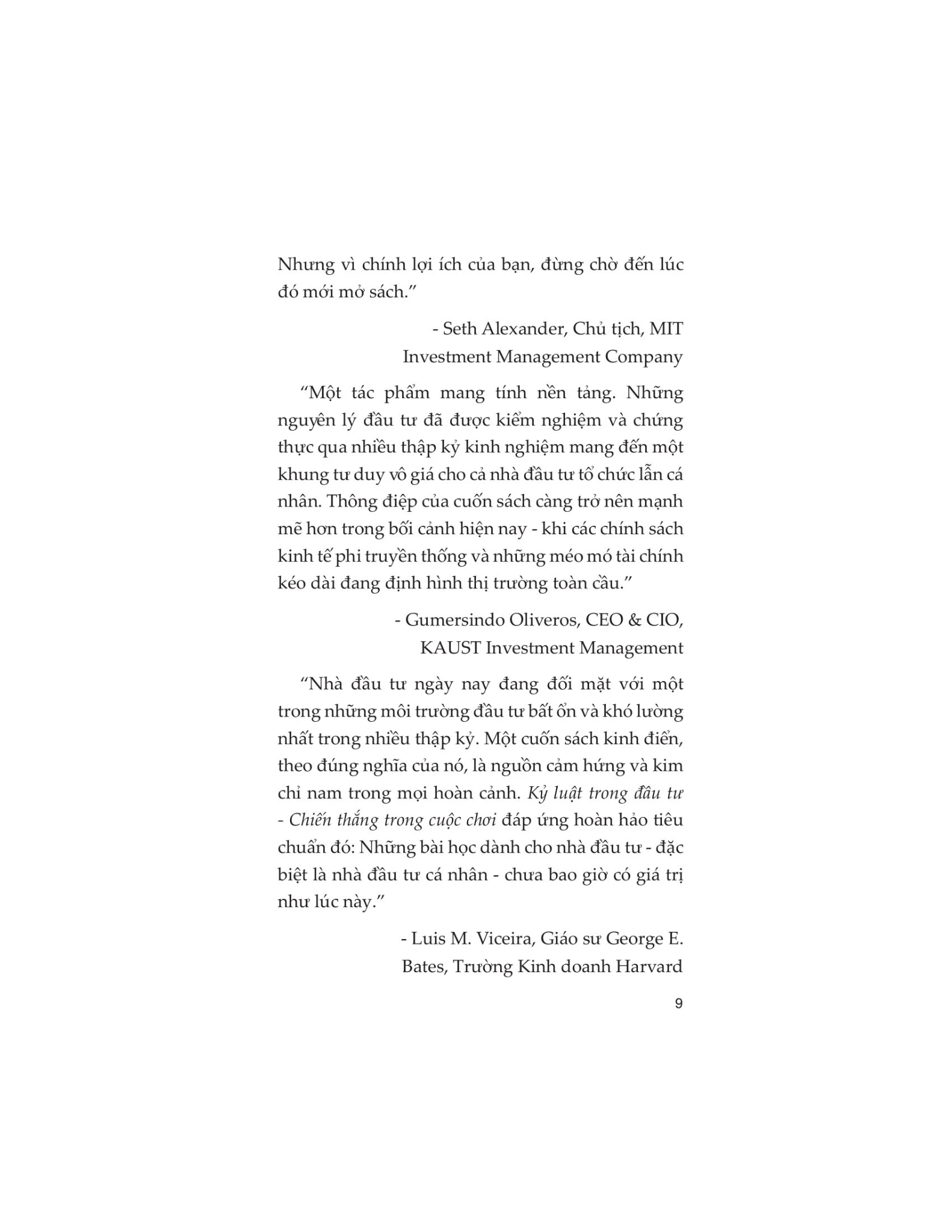 Kỷ Luật Trong Đầu Tư - Chiến Thắng Trong Cuộc Chơi - Charles D. Ellis