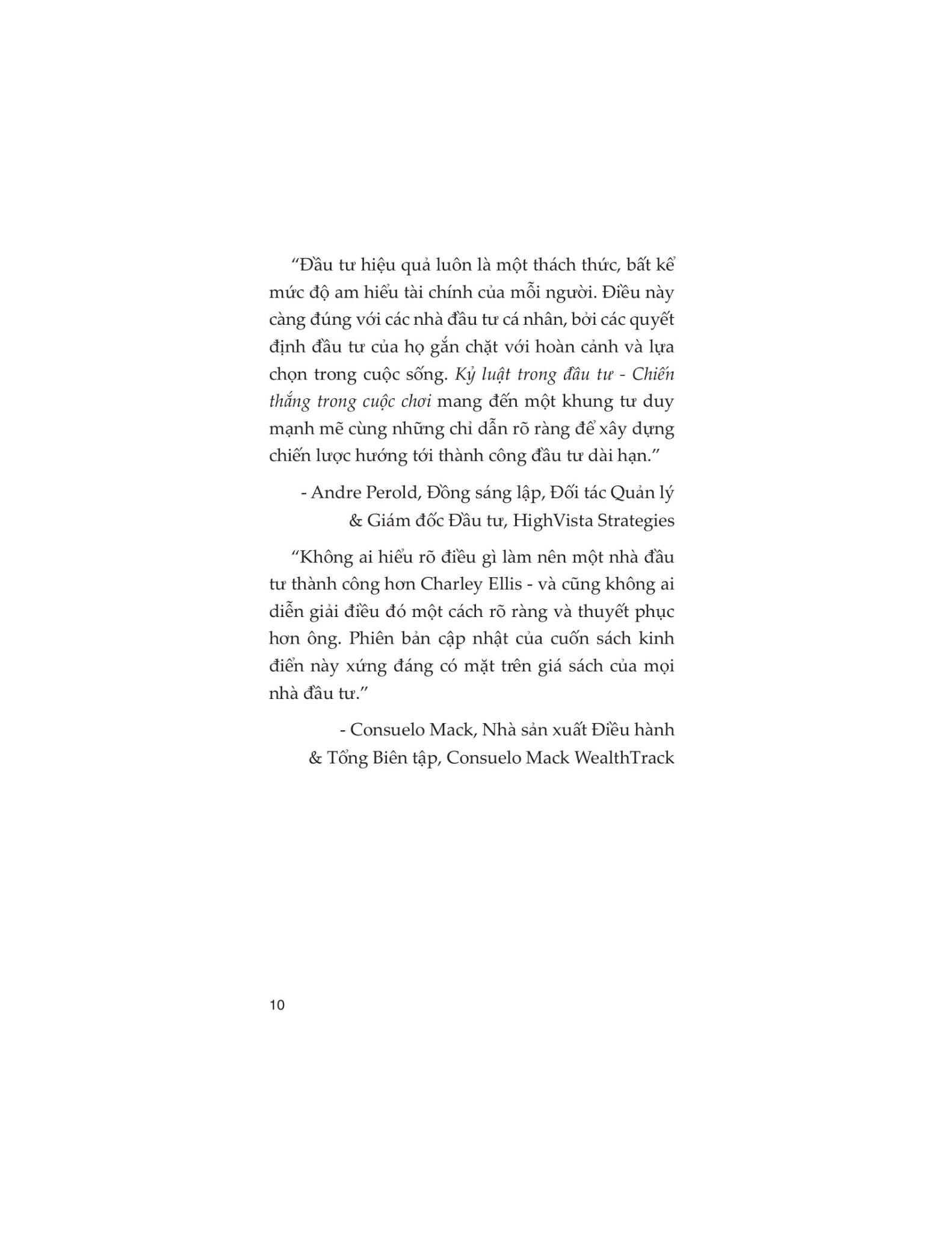 Kỷ Luật Trong Đầu Tư - Chiến Thắng Trong Cuộc Chơi - Charles D. Ellis