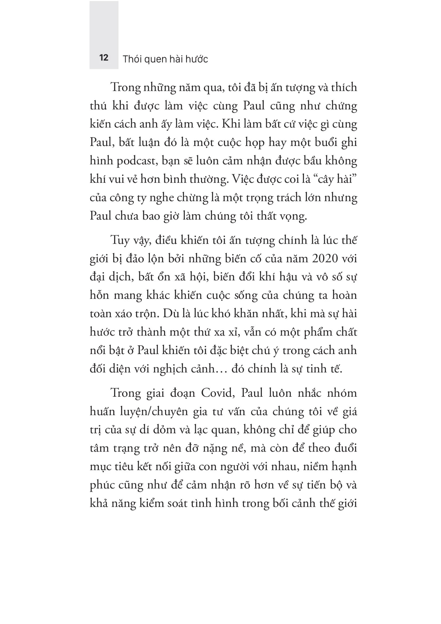 Thói Quen Hài Hước - Não Bớt Căng, Tăng Hiệu Quả - Paul Osicup
