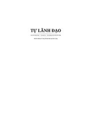 Tự Lãnh Đạo - Làm Chủ Bản Thân - Tạo Giá Trị - Xây Dựng Cuộc Đời Bền Vững - Lương Thị Vân