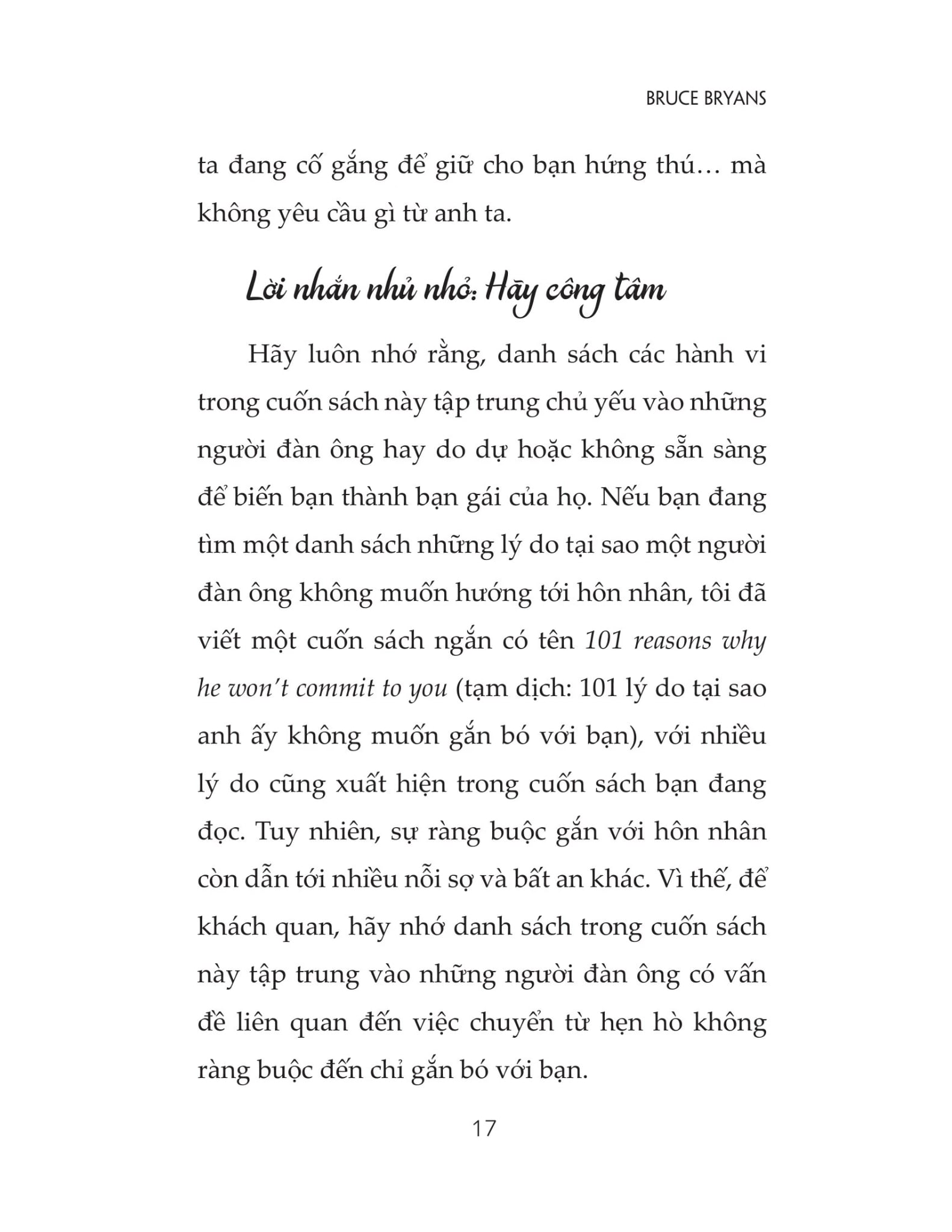 Đừng Vì Cô Đơn Mà Yêu Sai Người - Bruce Bryans