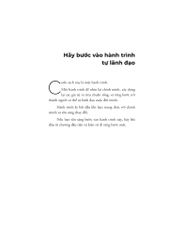 Tự Lãnh Đạo - Làm Chủ Bản Thân - Tạo Giá Trị - Xây Dựng Cuộc Đời Bền Vững - Lương Thị Vân