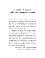Làm Sếp Hay Làm Hết - Nghệ Thuật Thoát Khỏi Bẫy Ôm Việc - Phi Hồng Huy