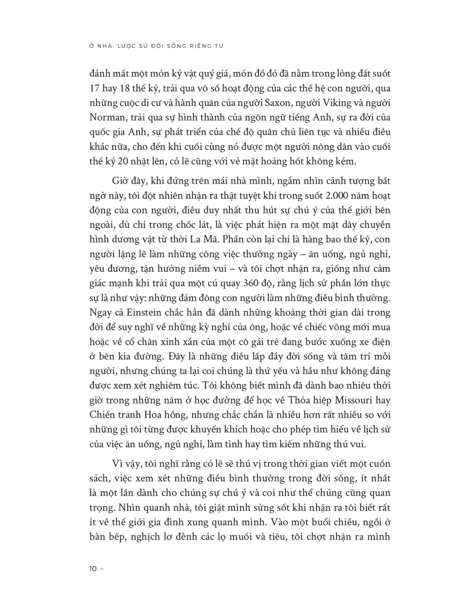Ở Nhà - Lược Sử Đời Sống Riêng Tư - Bill Bryson