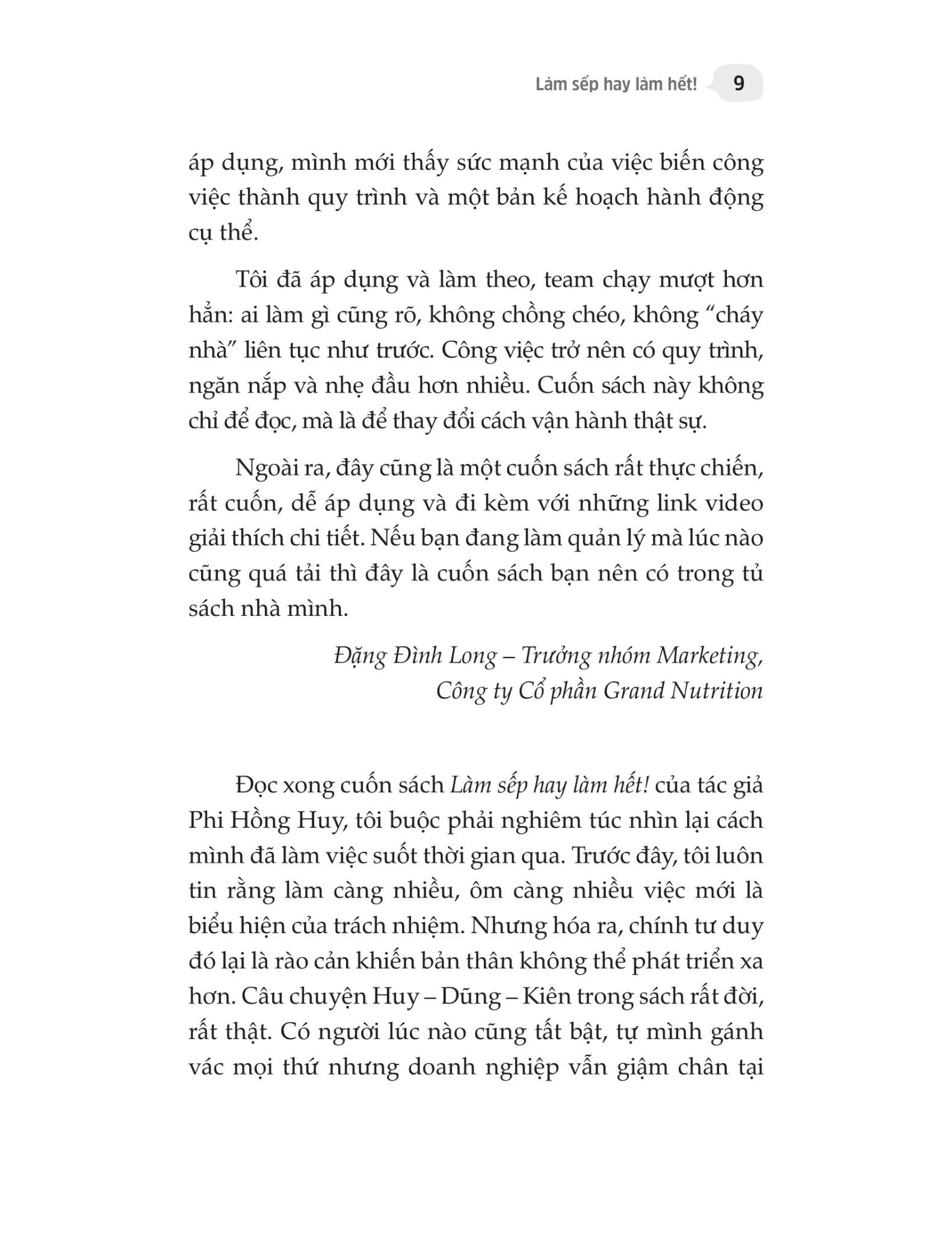 Làm Sếp Hay Làm Hết - Nghệ Thuật Thoát Khỏi Bẫy Ôm Việc - Phi Hồng Huy