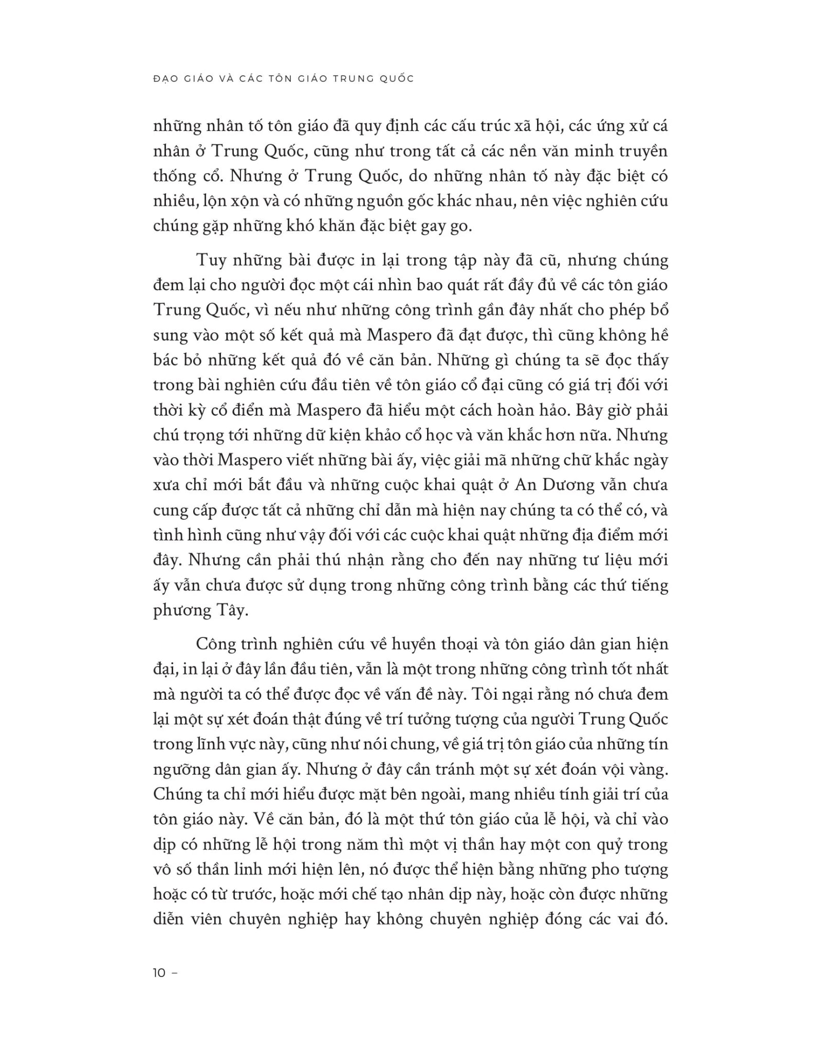 Đạo Giáo Và Các Tôn Giáo Trung Quốc - Henri Maspero