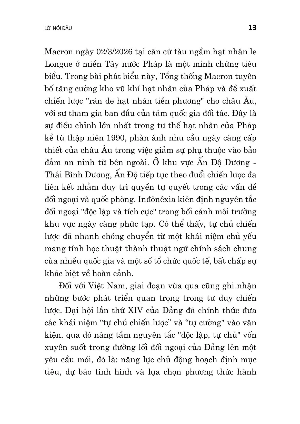 Tự Chủ Chiến Lược - An Ninh Và Phát Triển Trong Kỷ Nguyên Mới - TS Vũ Lê Thái Hoàng