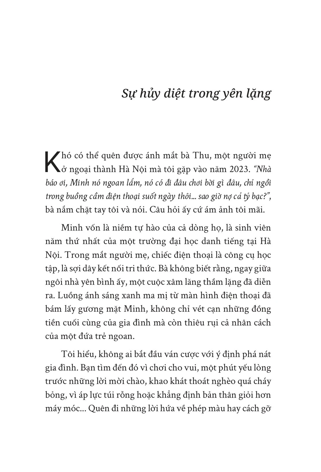 Vòng Xoáy Cờ Bạc - Đường Về Sau Những Lầm Lỡ - Nguyễn Công Khanh