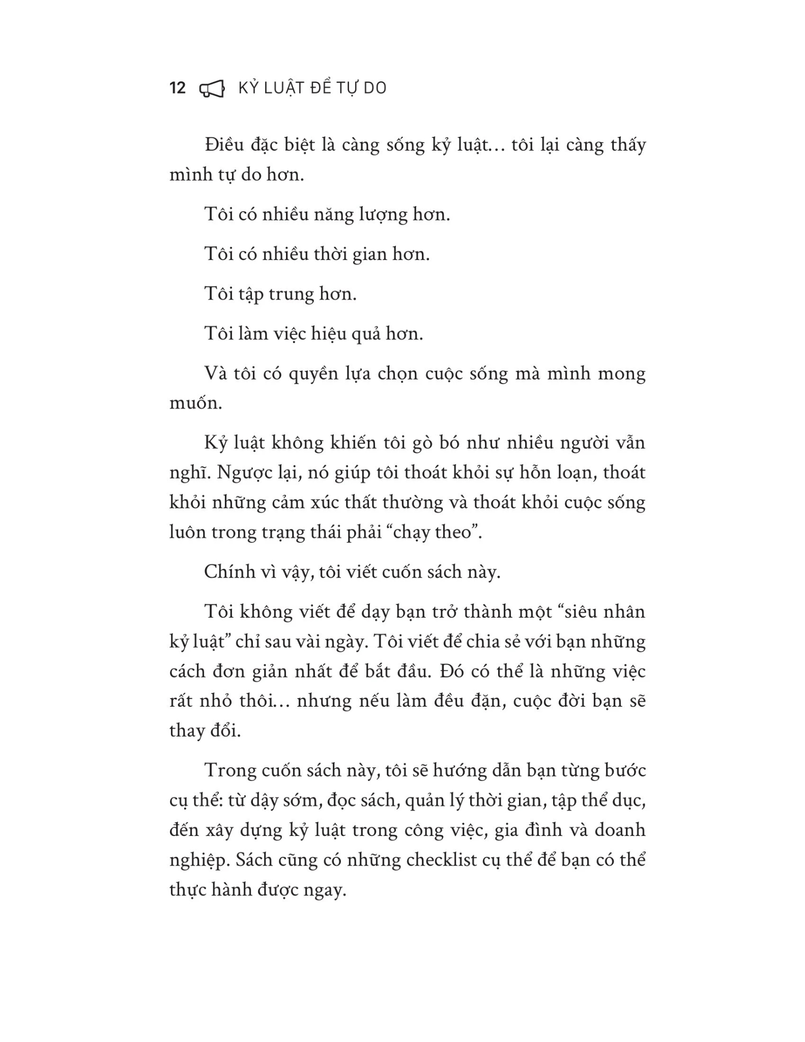 Kỷ Luật Để Tự Do - Kỷ Luật Chính Là Hành Động Yêu Thương Bản Thân Cao Cấp Nhất - Phi Hồng Huy