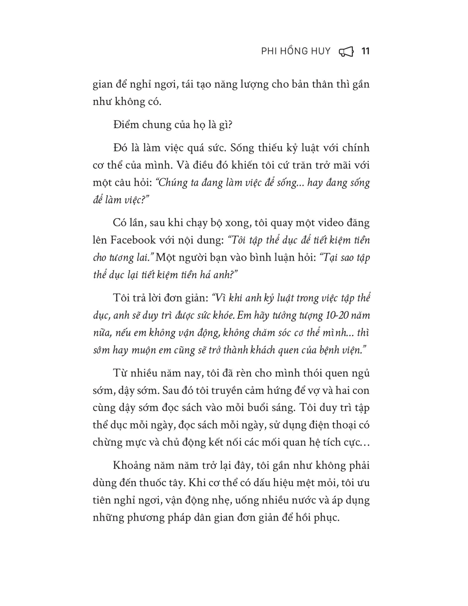 Kỷ Luật Để Tự Do - Kỷ Luật Chính Là Hành Động Yêu Thương Bản Thân Cao Cấp Nhất - Phi Hồng Huy