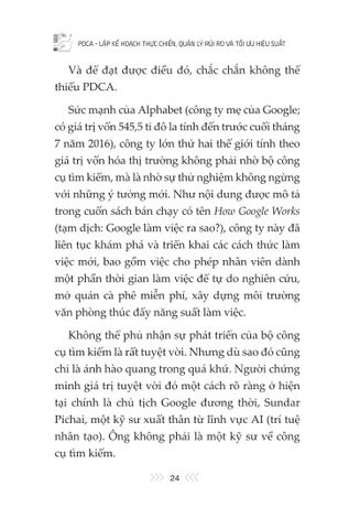  PDCA – Lập Kế Hoạch Thực Chiến, Quản Lý Rủi Ro Và Tối Ưu Hiệu Suất - Tomita Kazumasa 