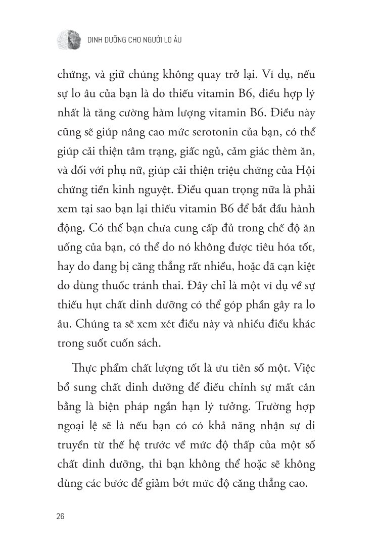 Dinh Dưỡng Cho Người Lo Âu - Trudy Scott