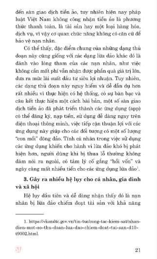 Nhận Diện Các Thủ Đoạn Lừa Đảo Chiếm Đoạt Tài Sản Và Biện Pháp Phòng Ngừa  - Luật gia Trương Ngọc Liêu - (NXB CTQG)