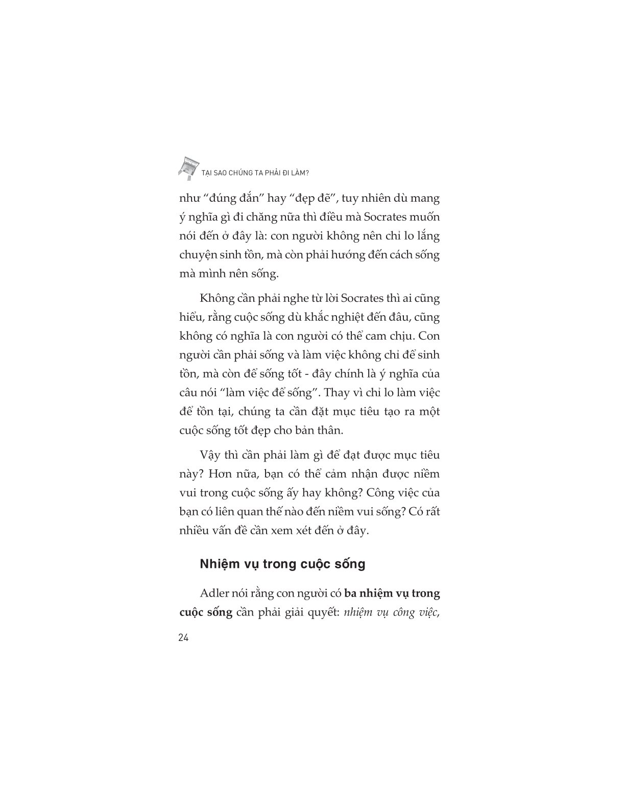 Tại Sao Chúng Ta Phải Đi Làm? - 
Kishimi Ichiro