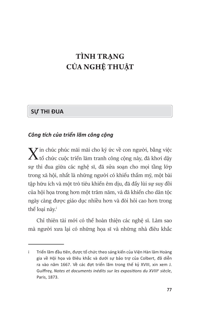 Về Nghệ Thuật Và Nghệ Sĩ - Denis Diderot