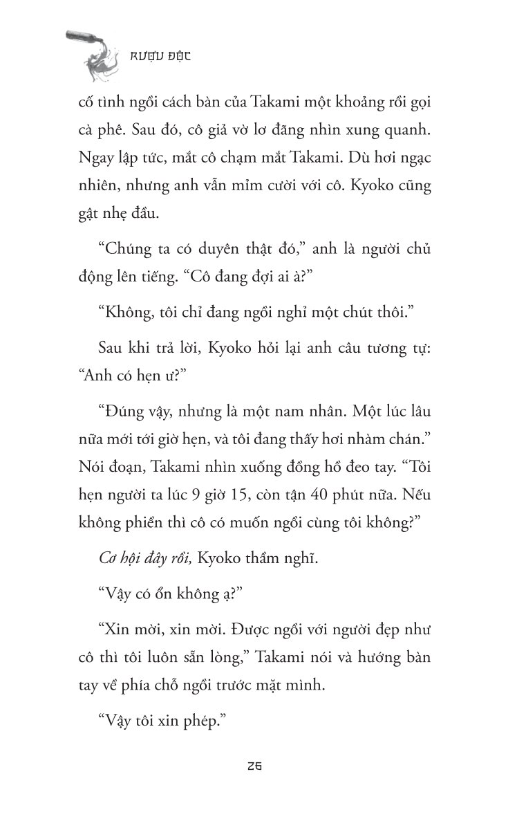 Rượu Độc - Higashino Keigo