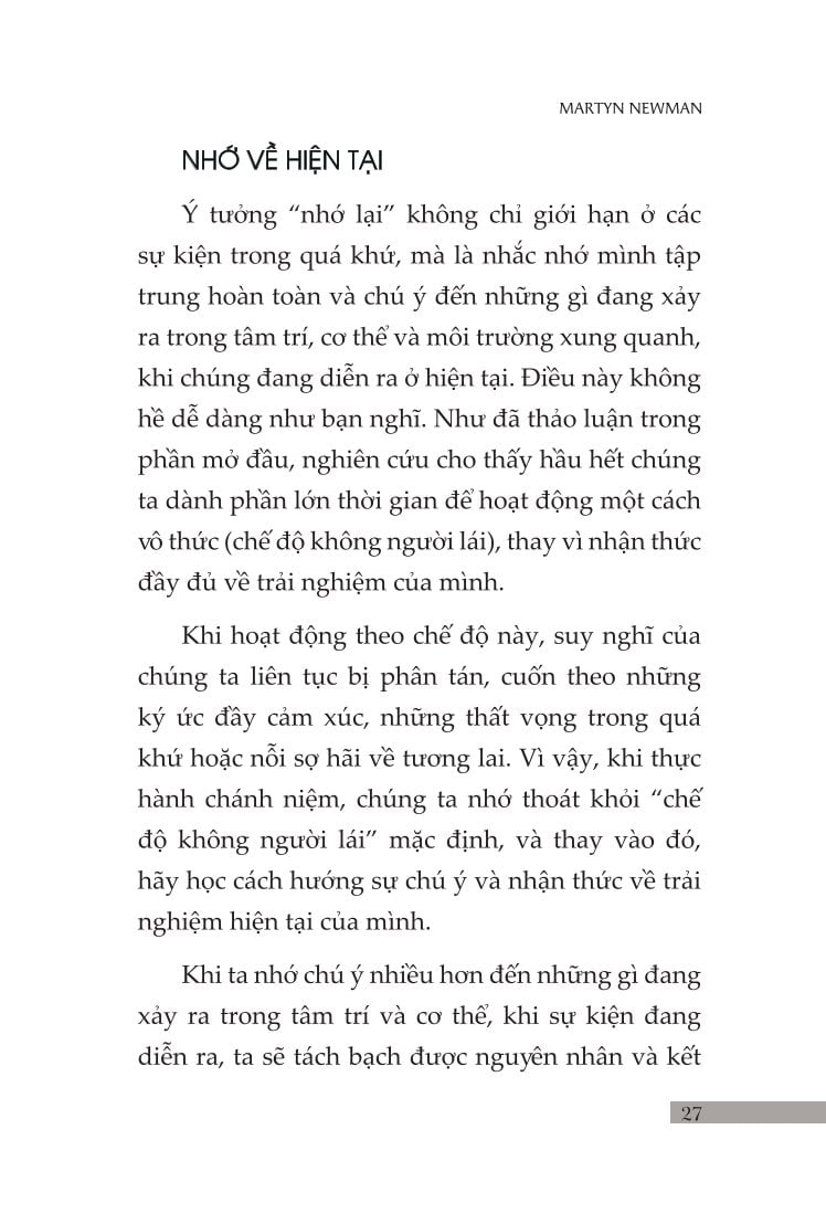 Chánh Niệm Trong Công Việc - Martyn Newman
