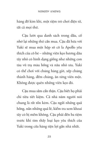  Nobody Knows - Những Đứa Trẻ Bị Bỏ Quên - Shelley Tanaka 