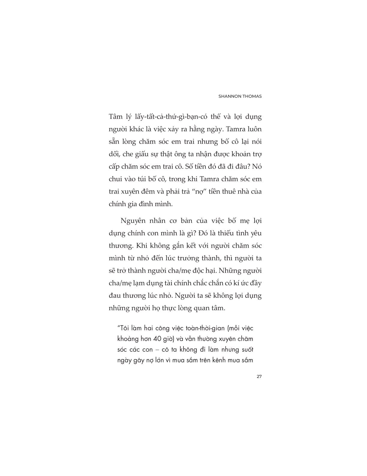 Thoát Bẫy Thao Túng Tiền Bạc - Shannon Thomas, LCSW