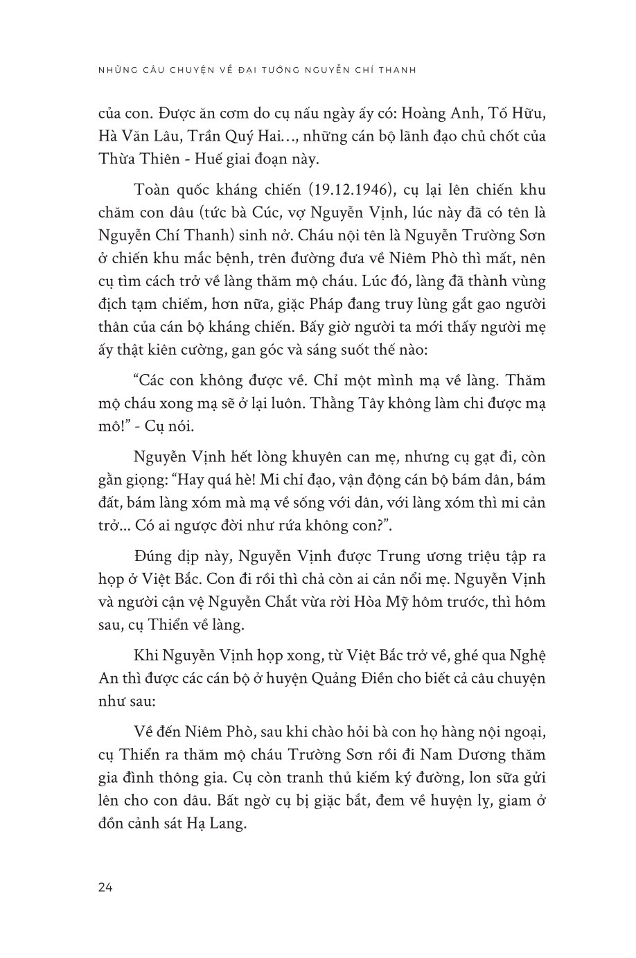 Những Câu Chuyện Về Đại Tướng Nguyễn Chí Thanh - 
Thượng Tướng GS.TS. Nguyễn Chí Vịnh