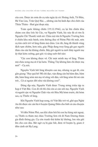  Những Câu Chuyện Về Đại Tướng Nguyễn Chí Thanh - 
Thượng Tướng GS.TS. Nguyễn Chí Vịnh 