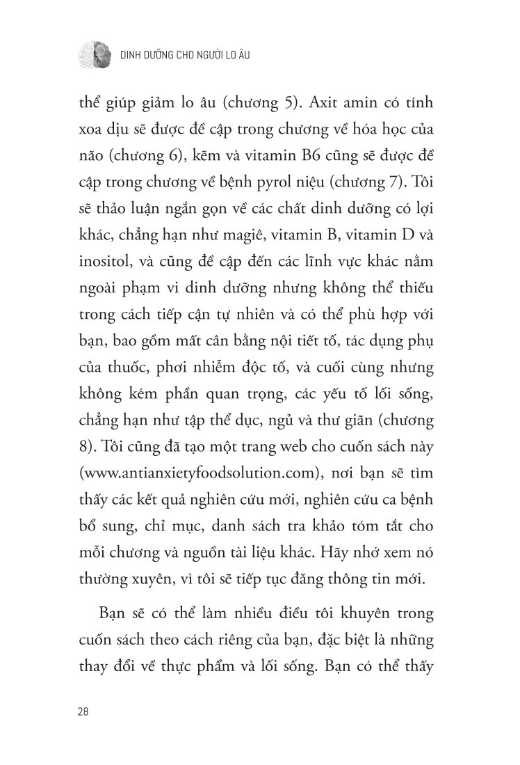 Dinh Dưỡng Cho Người Lo Âu - Trudy Scott