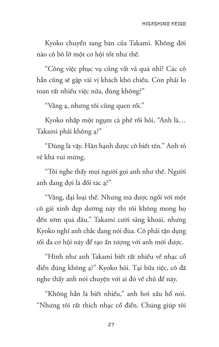 Rượu Độc - Higashino Keigo