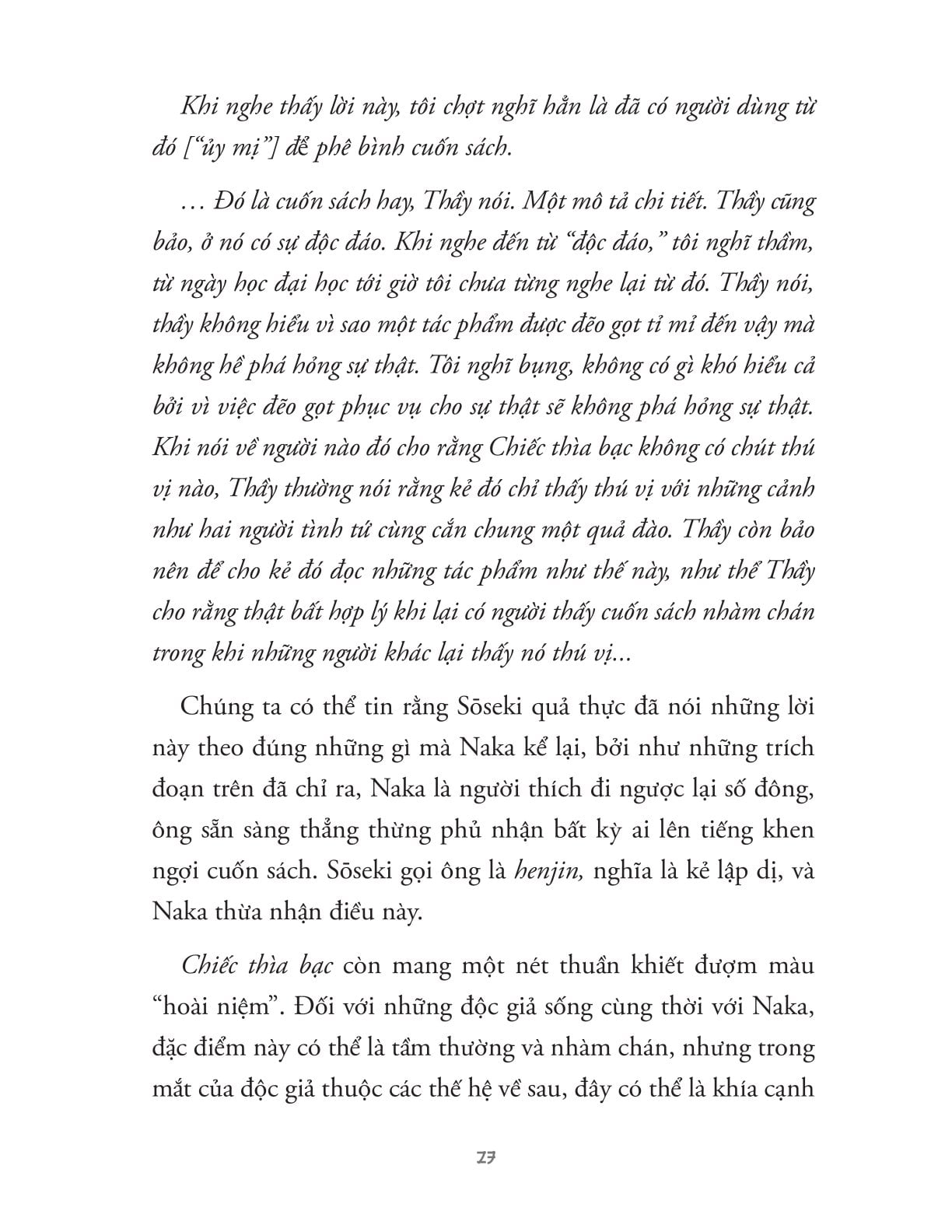 Chiếc Thìa Bạc (Sách Bỏ Túi) - 
Kansuke Naka