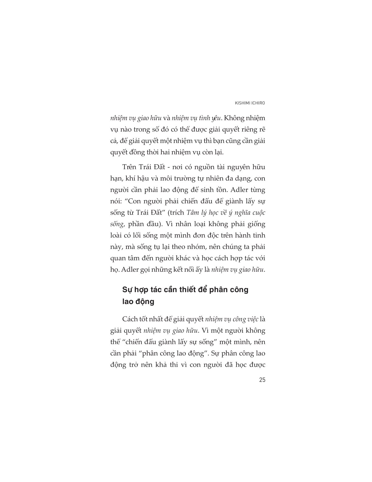 Tại Sao Chúng Ta Phải Đi Làm? - 
Kishimi Ichiro